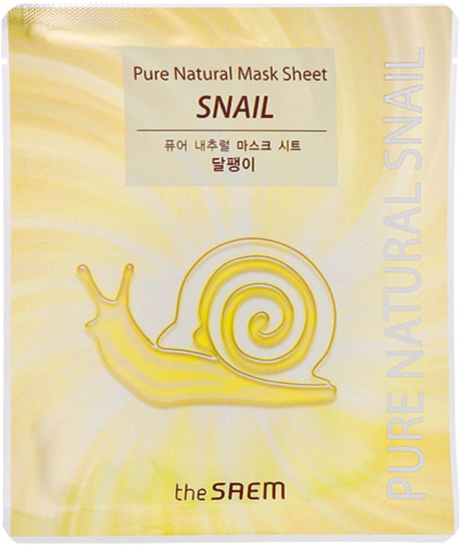 The Saem Natural snail maska w płachcie-ślimak
