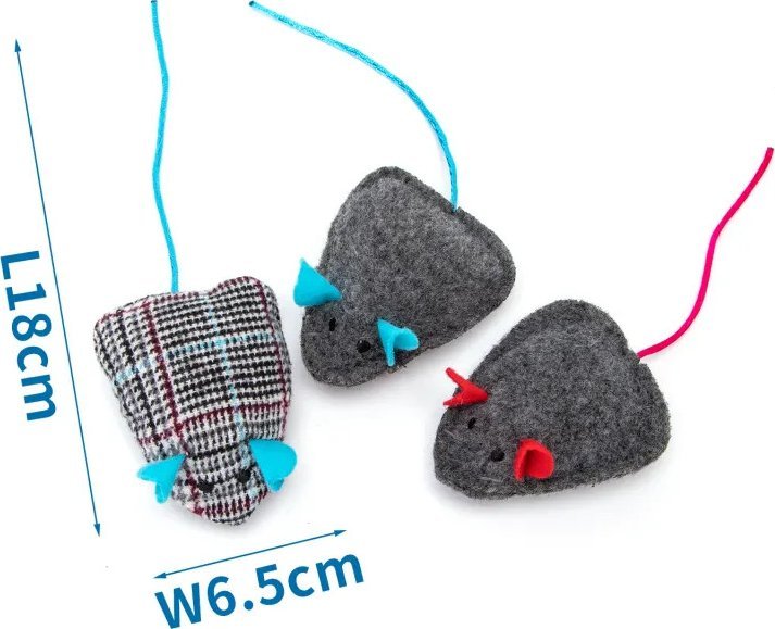 Nobleza Zabawki filcowe myszki Zabawki filcowe myszki