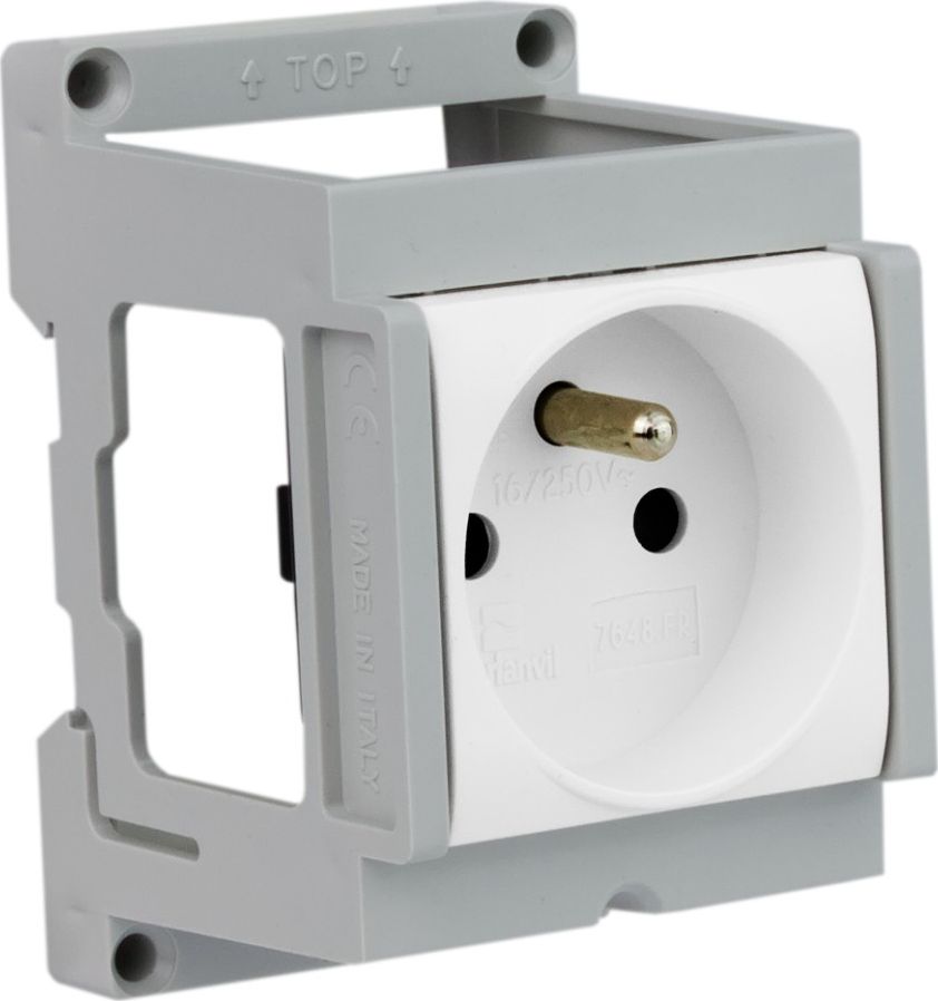 Marlanvil Gniazdo modułowe na szynę DIN FR IP20 0246