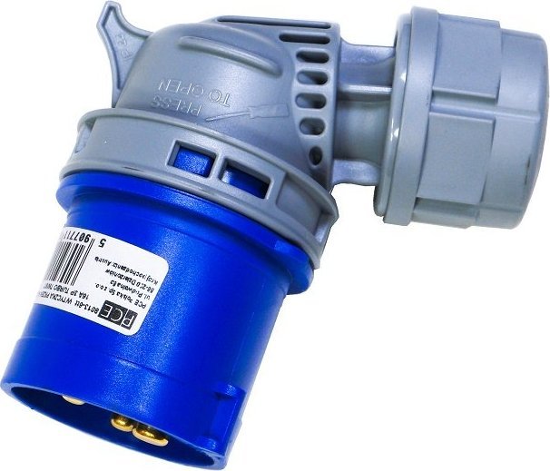 PCE Wtyczka prze kąt 16A 3P 230V SHARK 8013-6TT PCE