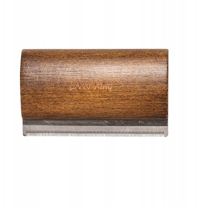 Barry King Grzebień do podszerstka, dla zwierząt, drewno bukowe, stal, szerokość 13cm