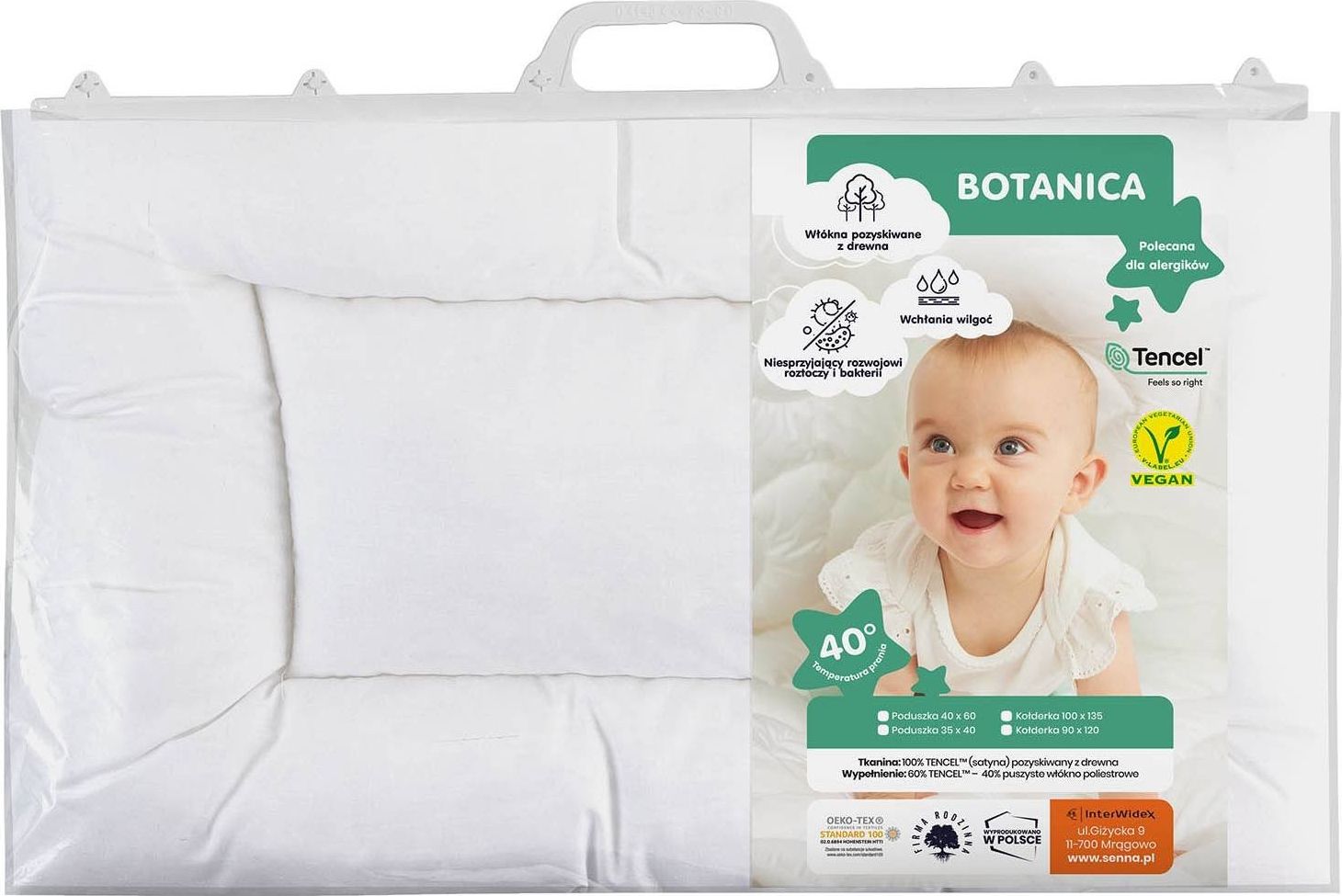 BOTANICA-PODUSZECZKA DZIECIĘCA 40X60