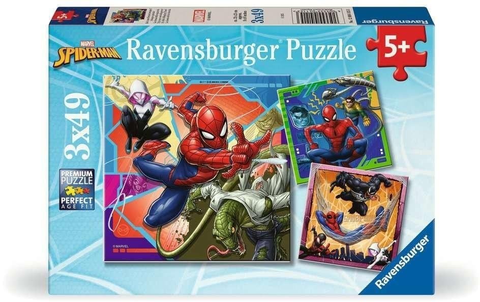 Ravensburger Puzzle Spiderman 3x49 elementów