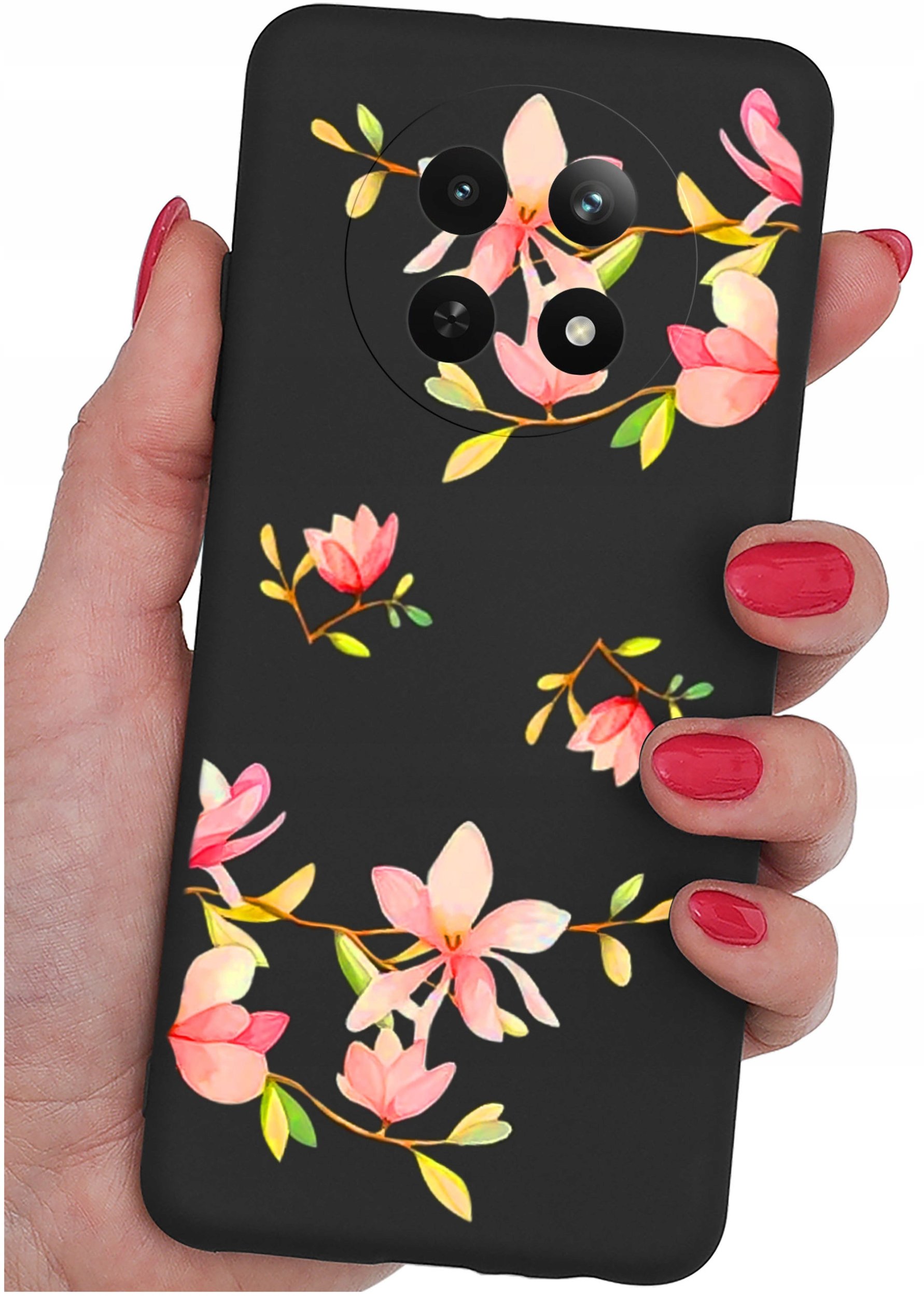 krainaGSM Etui do Realme 12 5G | 12x 5G WZORY | SILIKONOWE MATT CASE + SZKŁO 9H