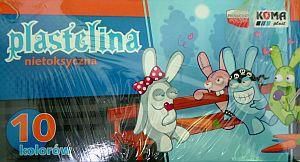 KOMA-PLAST Plastelina 10 kolorów