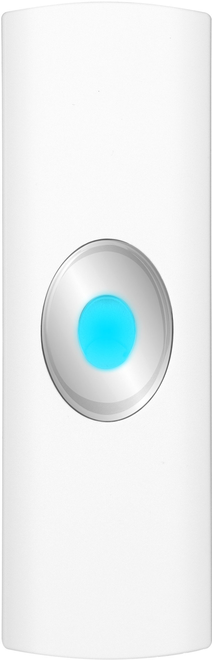 Przycisk bezprzewodowy bateryjny do rozbudowy dzwonków z serii KALA, biały,OR-DB-RG-179PD/W