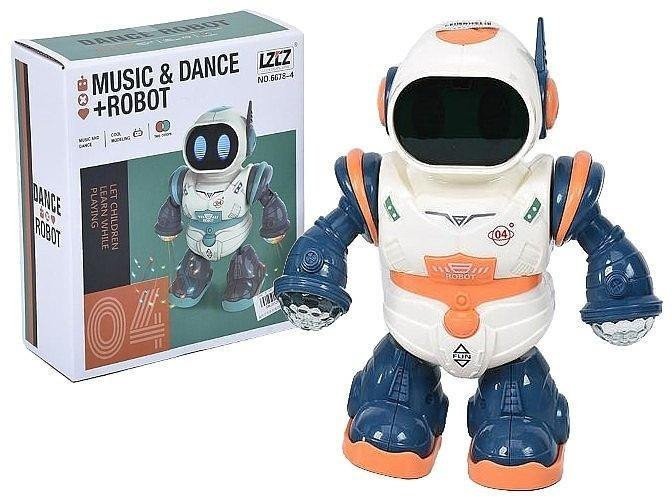 Robot na baterie tańczący światło muzyka