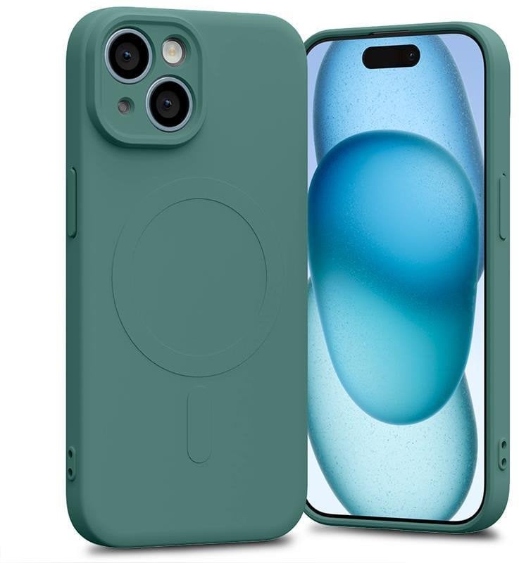 Mercury Semi-Silicon Magsafe Samsung S23 FE , GREEN / ZIELONY
