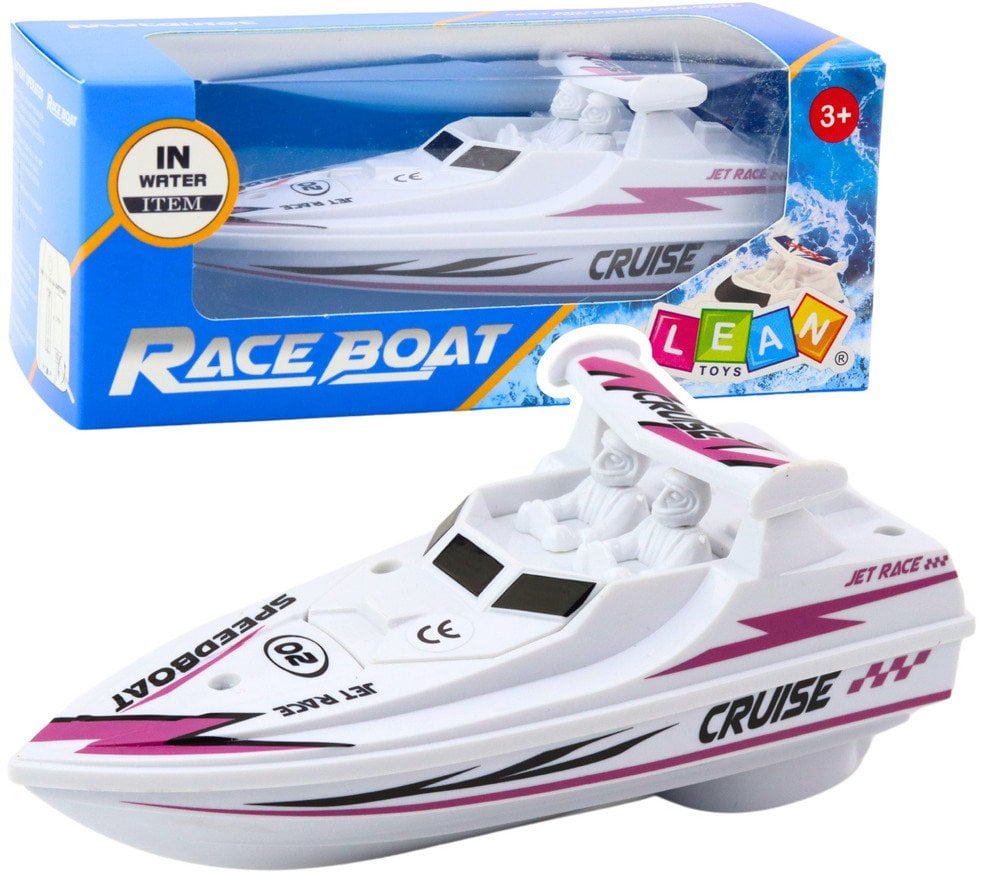 Łódź Motorówka Na Baterie Biała Pływająca Wodna