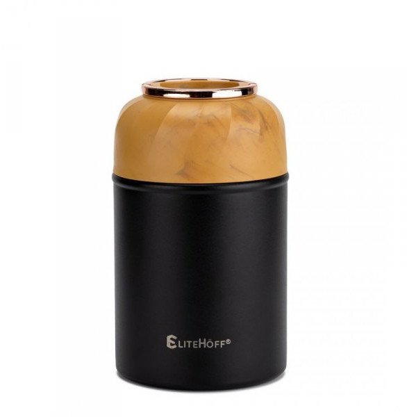 TERMOS OBIADOWY 500ml Z MISKĄ I SKŁADANĄ ŁYŻKĄ E-8249