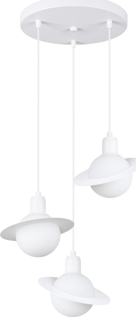 Lampa wisząca Sollux Lighting SOLLUX Lampa wisząca HYPERION 3P biały 3 x G9 SL.1357