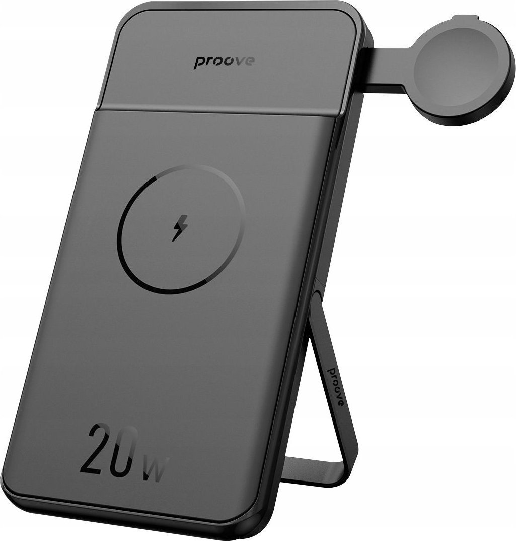 Powerbank Indukcja Qi Stojak Magsafe 2w1 Na Telefon + Zegarek 10000mah 20w / Power Stand