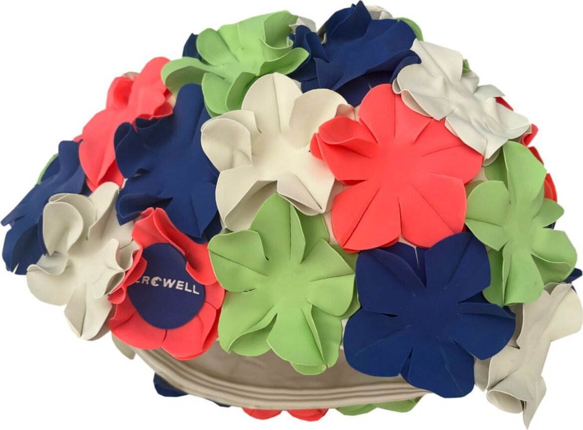 Crowell Czepek pływacki Crowell Kwiaty Flower kolorowy kol.5