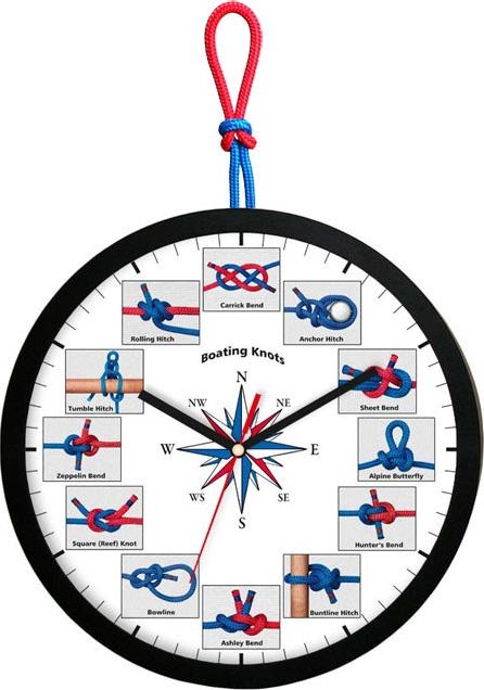 Atrix Żeglarski zegar ścienny ATE2013WZ SW BK uniwersalny