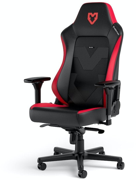 noblechairs NBL-HRO-PU-MSE fotel do gry Fotel dla gracza Obite siedzisko Czarny, Czerwony
