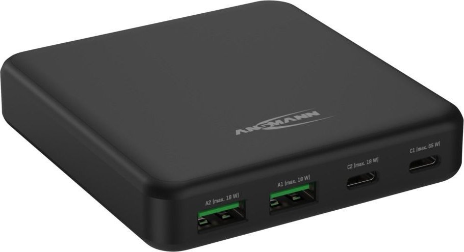 Ładowarka Ansmann USB charger Desktop Charger DC465PD (black, 65 watts, PD, Quick Charge 3.0)