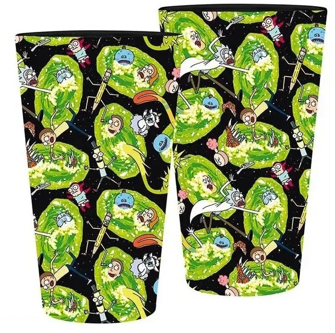 ABYstyle Szklanka - Rick and Morty "Portals"