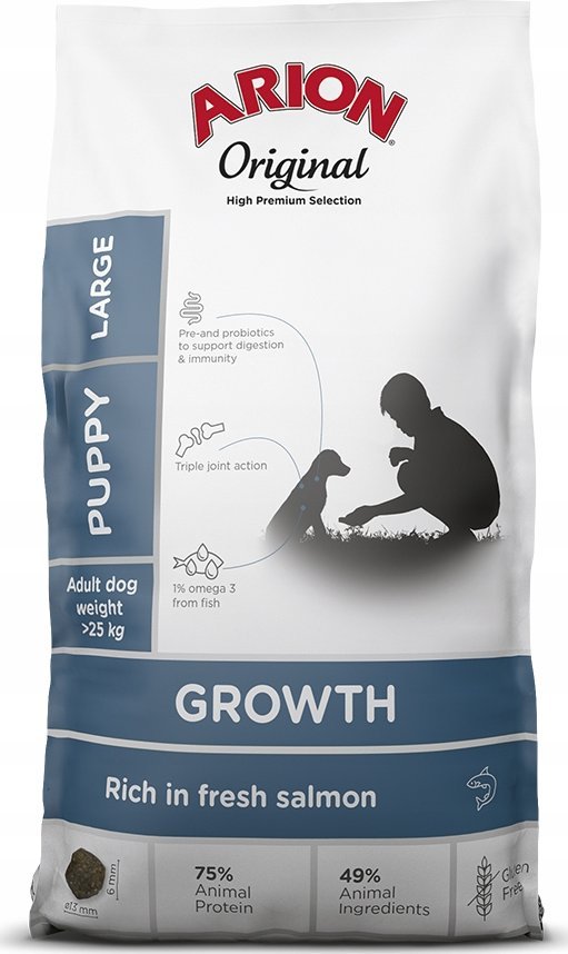 Arion ARION Original Growth Salmon Puppy Large Breeds 12kg