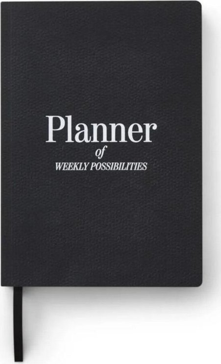 Planer tygodniowy czarny