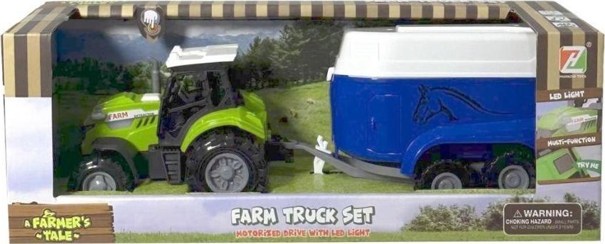 Traktor z przyczepą