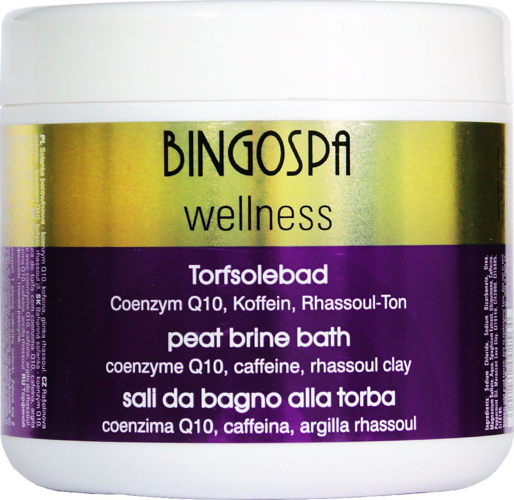 BingoSpa Solanka borowinowa Dance z koenzymem Q10/kofeiną i glinką marokańską dance 600g