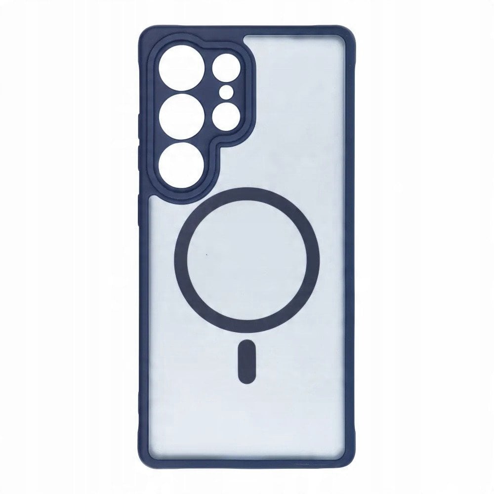 Futerał FULL MATTE MAG COVER kompatybilny z MagSafe do SAMSUNG S25 Ultra niebieski
