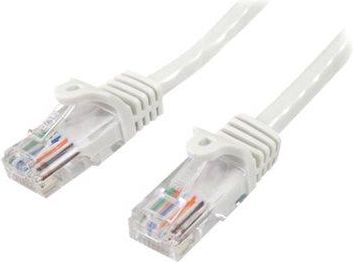 StarTech RJ-45 Cat5e męski-męski 0,5m biały (45PAT50CMWH)