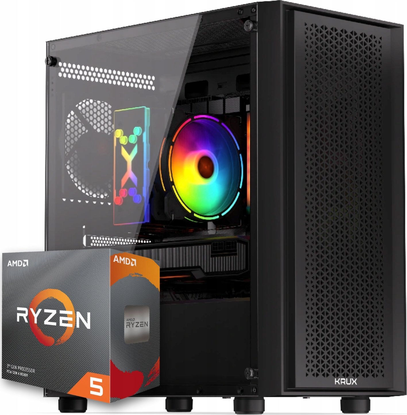 Komputer BSG Venom V2 Ryzen 5 5600G 32GB DDR4 1TB NVMe Radeon Vega 7 Windows 11 Pro