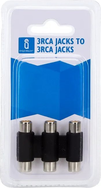 Kabel Aigostar Audio/Video 3RCA Jack na 3RCA Jack czarny Audio/Video 3RCA Jack na 3RCA Jack czarny