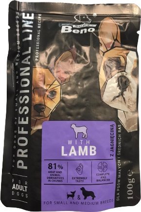 Super Benek Professional Line jagnięcina 100g