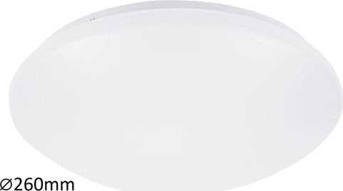 Lampa sufitowa Rabalux Nowoczesny plafon biały Rabalux Lucas ledowy 3437