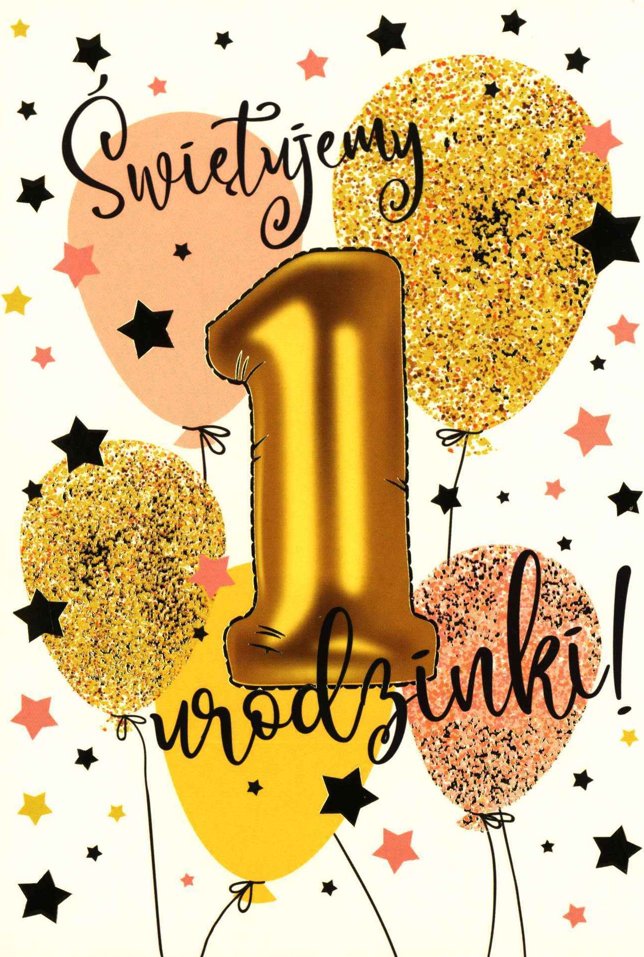 PASSION CARDS Karnet roczek różowy PR