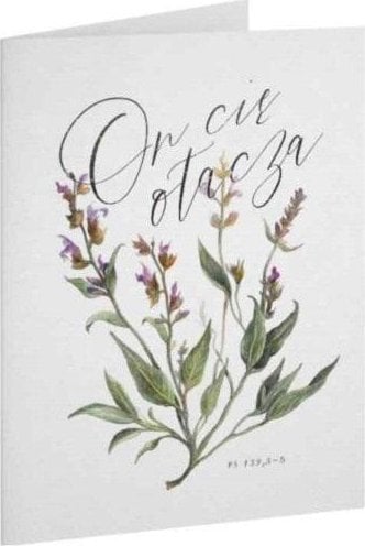 Szaron Kartka Dobro - ON - On cię otacza - szałwia