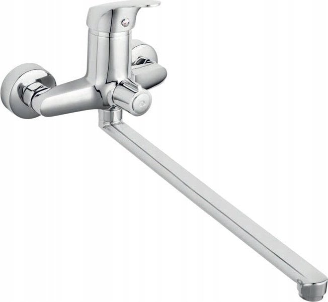 Ferro FERRO ONE bateria umywalkowo-wannowa ścienna z przyłączem natrysku, chrom