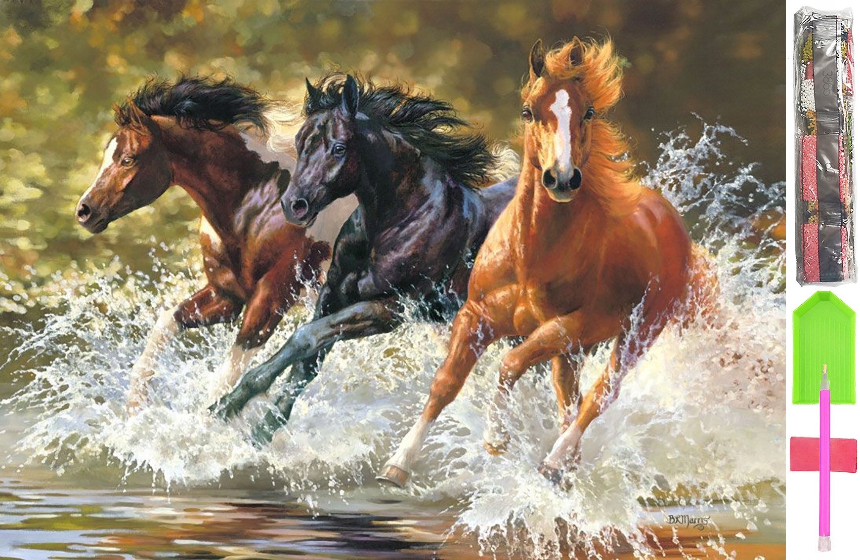 HAFT DIAMENTOWY 5D Zestaw Obraz MOZAIKA 40*60cm