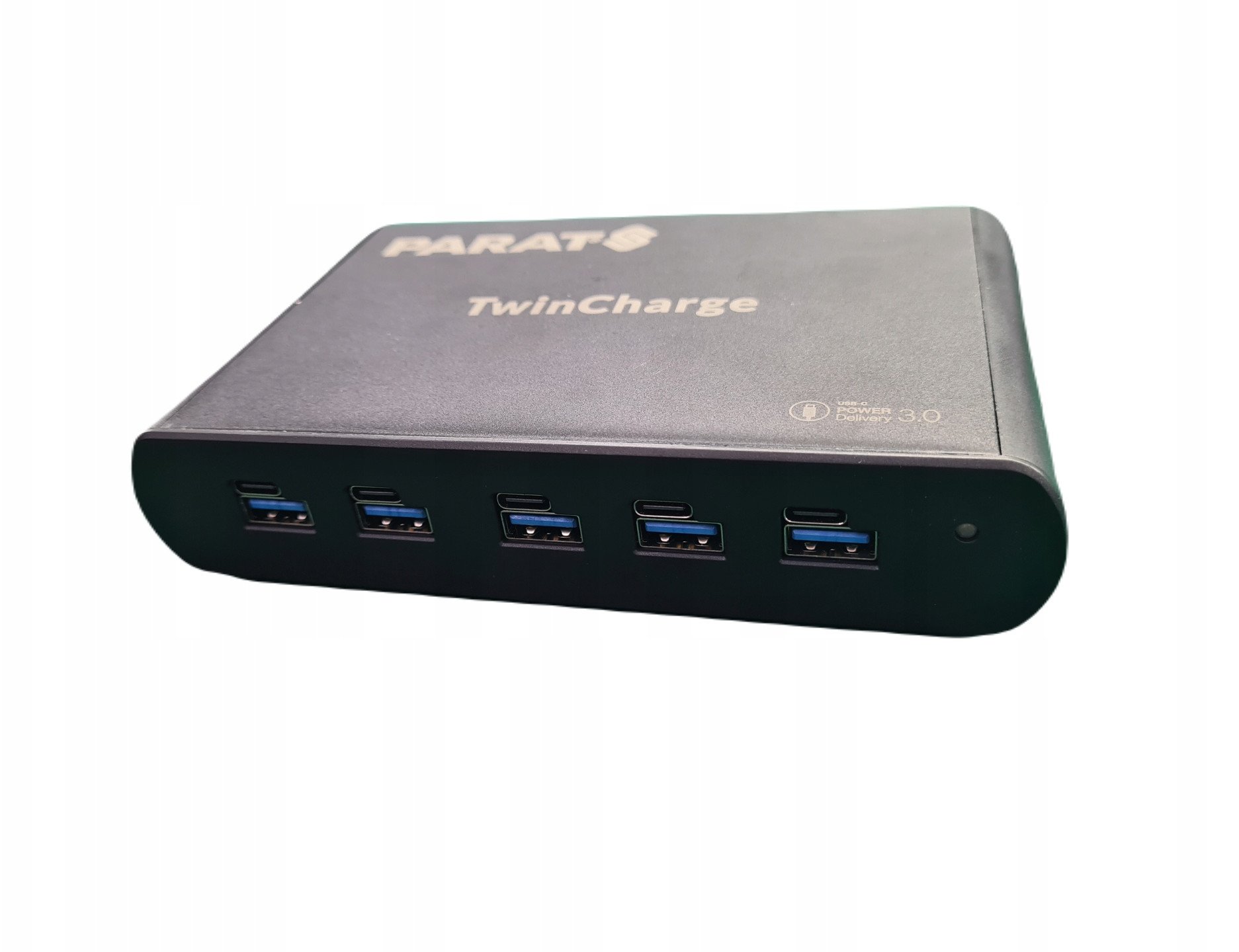 PARAT PARAPROJECT TC5 TwinCharger f�r 5 Ger�te USB-A / USB-C schwarz