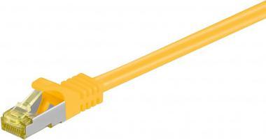 Goobay Wentronic goobay - Patch- Cable - RJ- 45 (M) to RJ- 45 (M) - 5,0m - SFTP, PiMF - Cat.7 RohCable - halogen free, shaped - yellow (91620)
