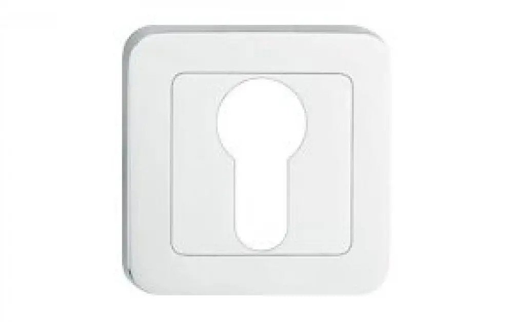 PZ ESCUTCHEON ON SQUARE ROSET, CHROME
