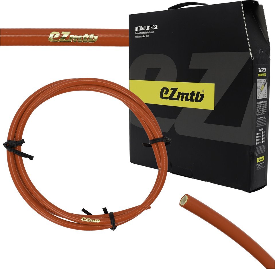 Przewód hamulcowy EZmtb K20, 4-warstwowy, czerwony, 1 m, zamiennik BH90