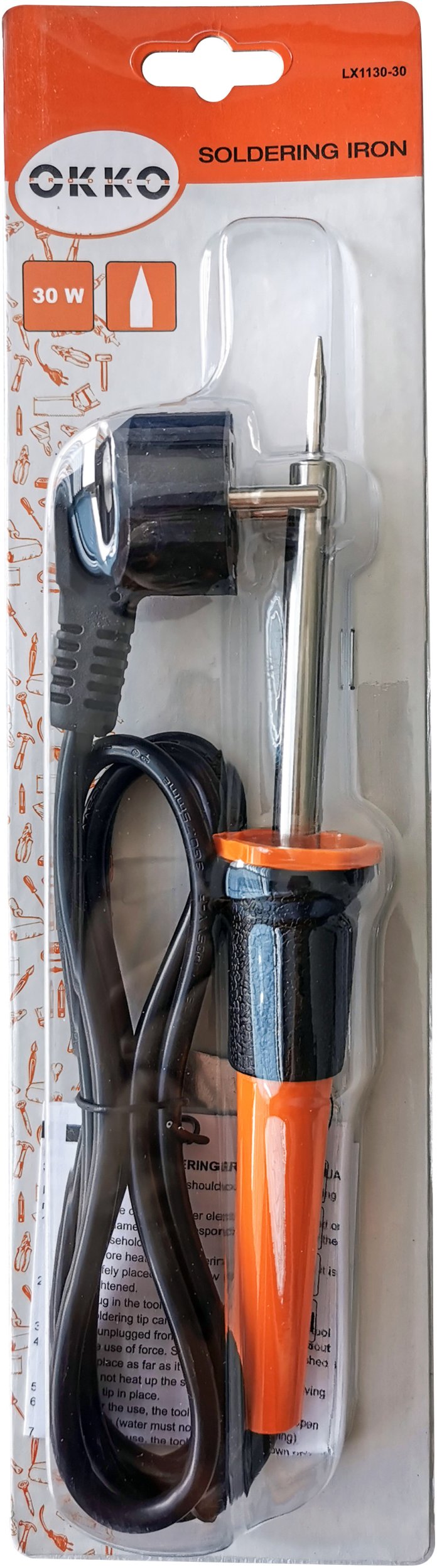 SOLDERING IRON 30W.PIN TIP