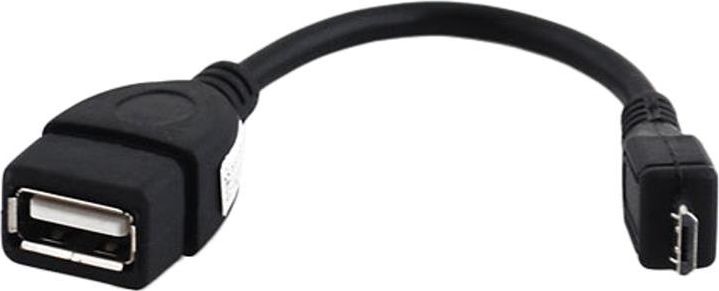 Adapter USB Iso Trade microUSB - USB Czarny (796-uniw)