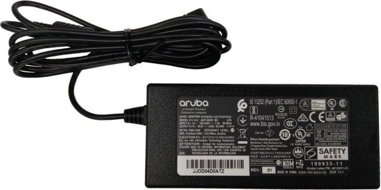 Zasilacz do laptopa HPE Aruba 12V/36W AC/DC desktop style power adapter with type B connector (AP-AC2-12B)