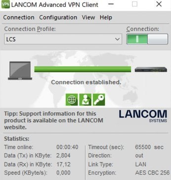 LANCOM Systems LANCOM Upgrade Advanced VPN Client (WIN, 10 Licences Bulk) bulk - 61604