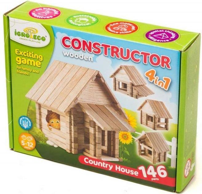 Igroteco Klocki Letni domek 4w1 146 części
