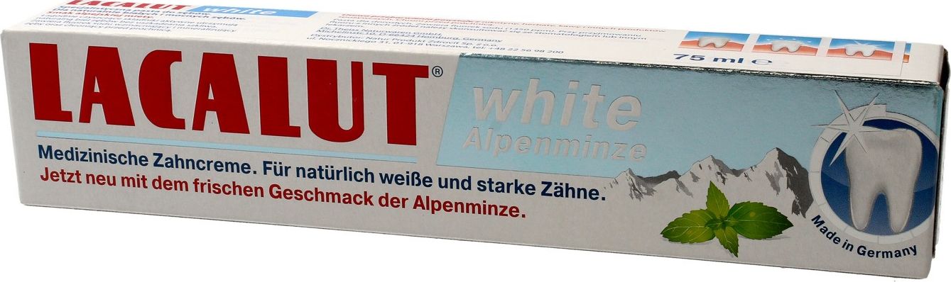 Lacalut Pasta do zębów White Alpejska mięta 75ml