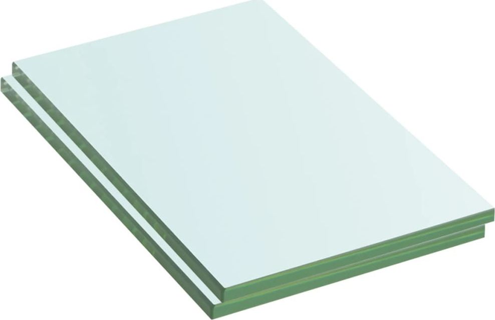 vidaXL Półka pod lustro 20cm przezroczysty (3051542)