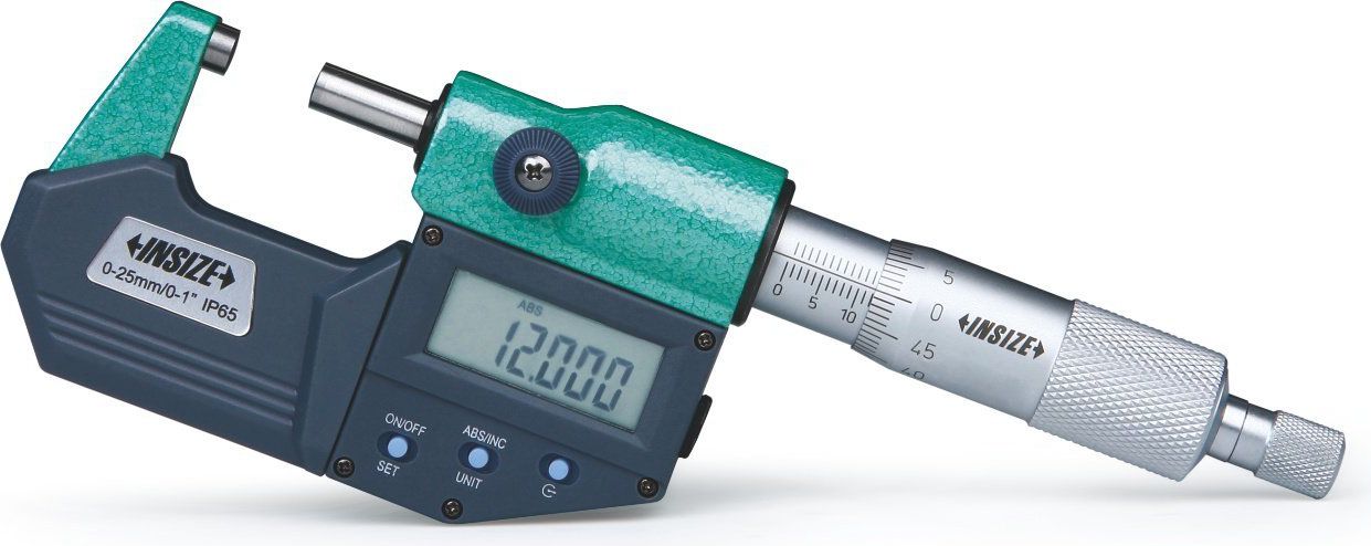 Insize Mikrometr cyfrowy 0- 25 IP65 /CERT (3101-25A)