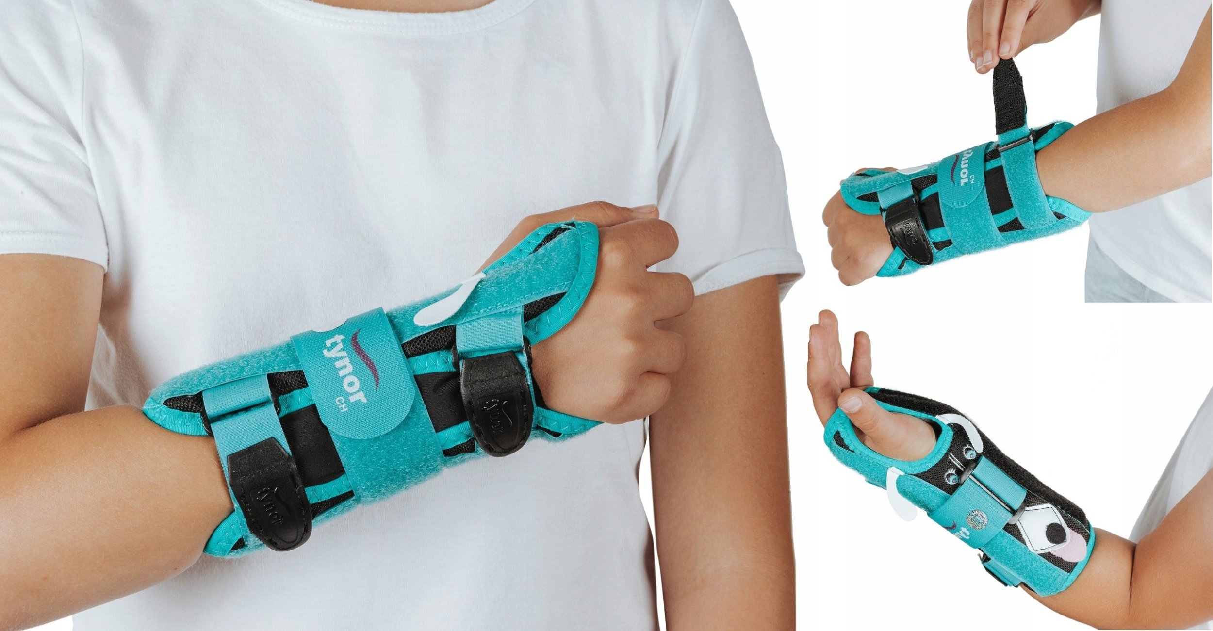 TYNOR ORTEZA Z SZYNĄ STABILIZATOR NADGARSTKA DZIECIĘCY