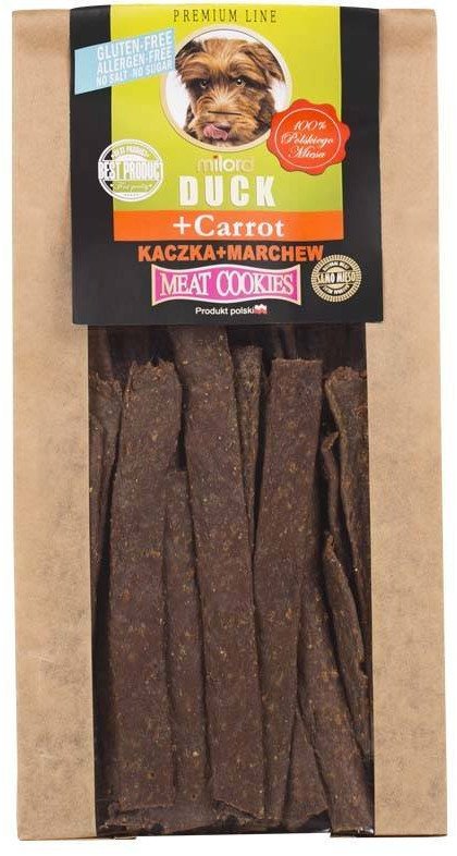 Ciastka dla psa Milord z kaczką i marchewką 80 g