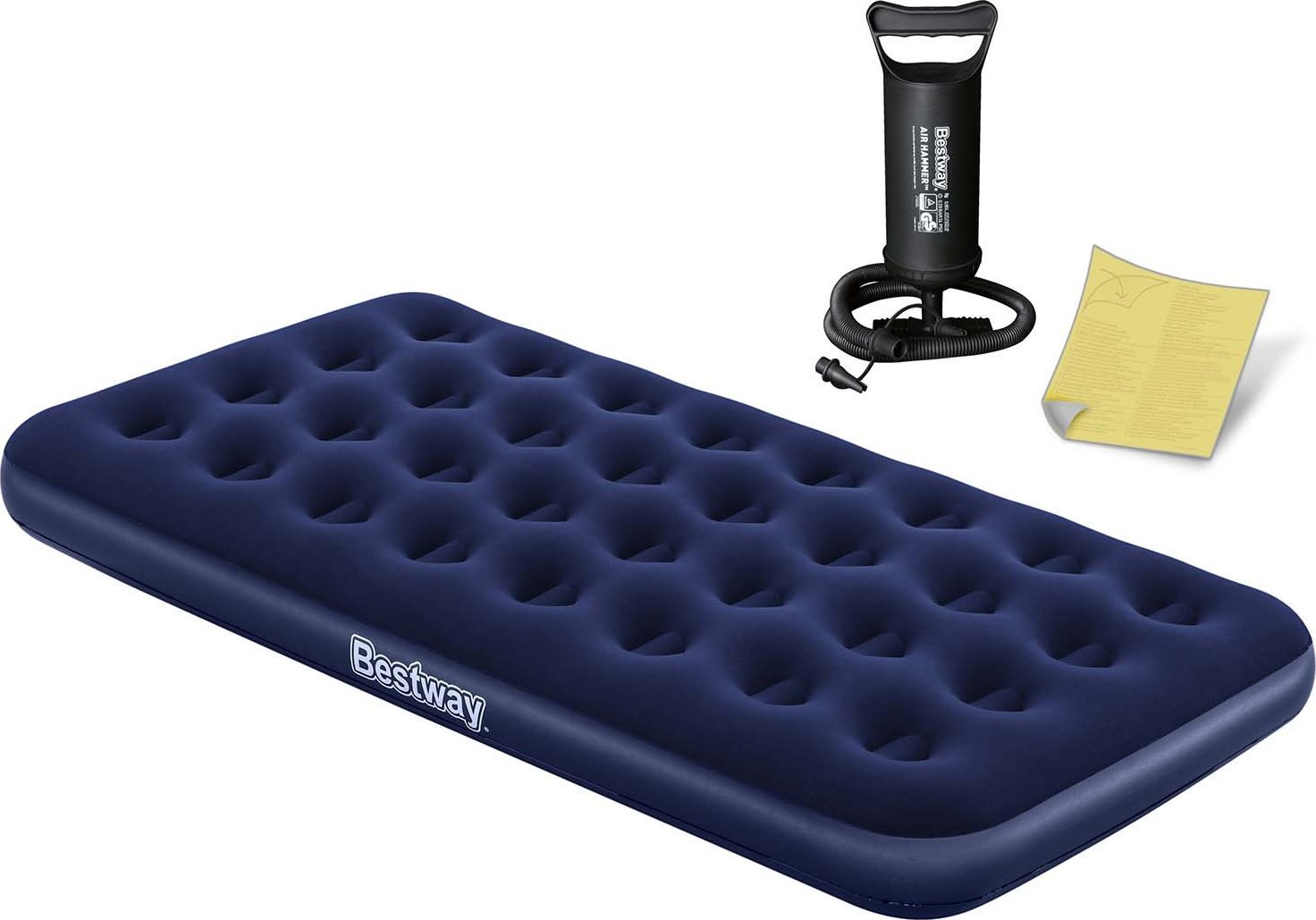 Bestway Materac dmuchany z pompką 188 x 99 x 22 cm Bestway 67001